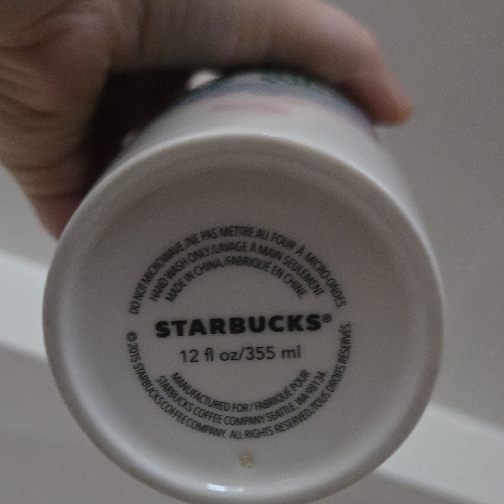 Starbucks Multicolor Floral Tumbler with Black Lid - Picture 2 of 2